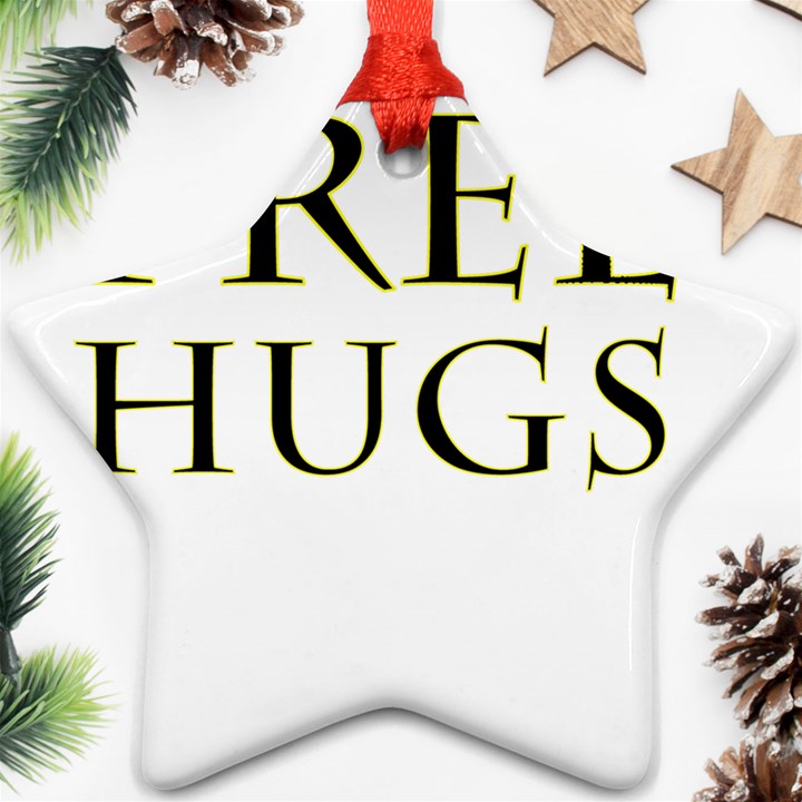 Freehugs Ornament (Star)