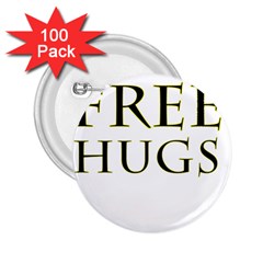 Freehugs 2 25  Buttons (100 Pack) 