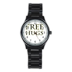 Freehugs Stainless Steel Round Watch by cypryanus