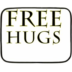 Freehugs Double Sided Fleece Blanket (mini)  by cypryanus