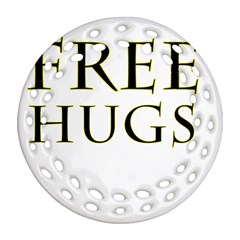 Freehugs Ornament (round Filigree)