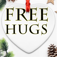 Freehugs Ornament (heart) by cypryanus