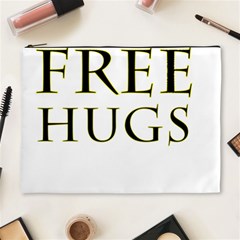 Freehugs Cosmetic Bag (xl) by cypryanus