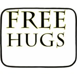 Freehugs Double Sided Fleece Blanket (Mini)  35 x27  Blanket Back