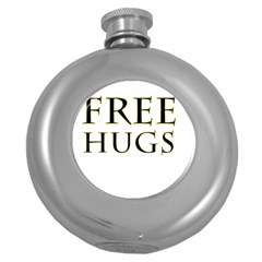 Freehugs Round Hip Flask (5 Oz)