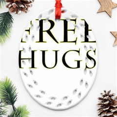 Freehugs Ornament (oval Filigree)