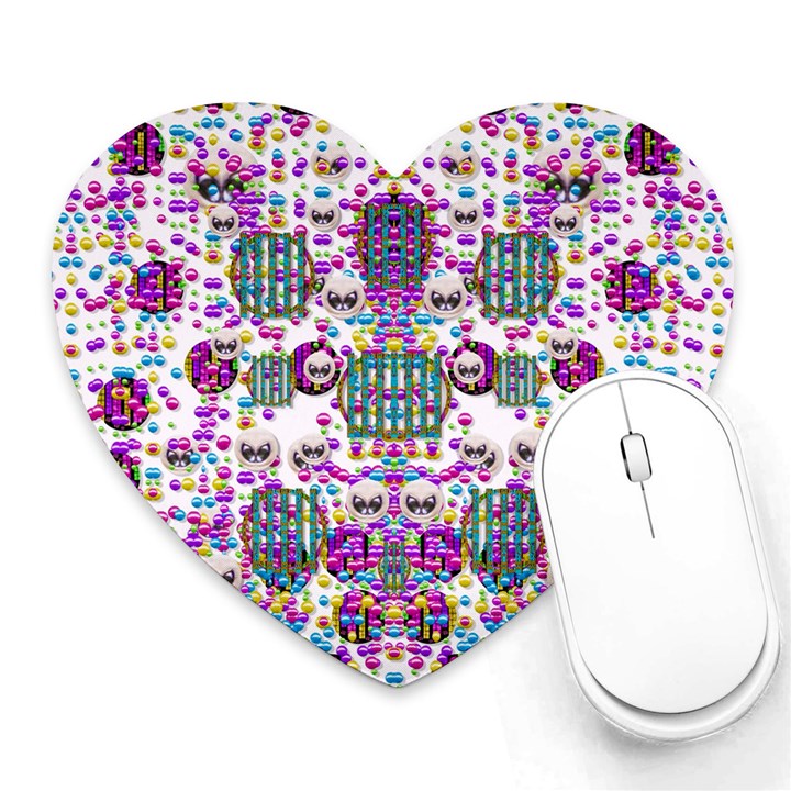 Alien Sweet As Candy Heart Mousepads