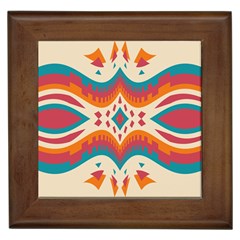 Symmetric Distorted Shapes                              Framed Tile by LalyLauraFLM