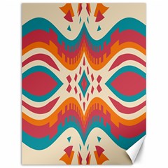 Symmetric Distorted Shapes                              Canvas 12  X 16  by LalyLauraFLM