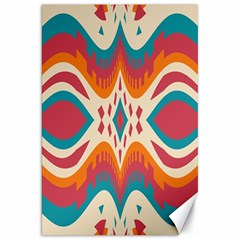 Symmetric Distorted Shapes                              Canvas 20  X 30  by LalyLauraFLM