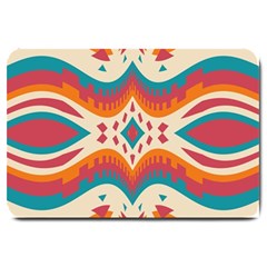 Symmetric Distorted Shapes                              Large Doormat by LalyLauraFLM