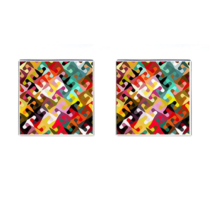 Colorful shapes                               Cufflinks (Square)