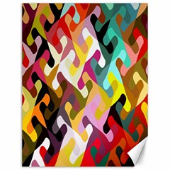 Colorful Shapes                               Canvas 12  X 16  by LalyLauraFLM