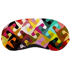 Colorful Shapes                               Sleeping Mask by LalyLauraFLM