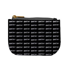 Bored Comic Style Word Pattern Mini Coin Purses by dflcprints