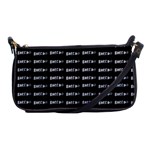 Bored Comic Style Word Pattern Shoulder Clutch Bags Front