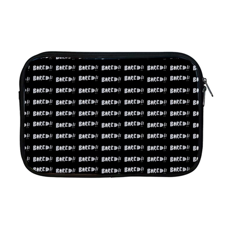 Bored Comic Style Word Pattern Apple MacBook Pro 17  Zipper Case