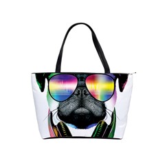 Dj Pug Cool Dog Shoulder Handbags by alexamerch