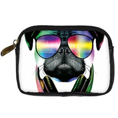 Dj Pug Cool Dog Digital Camera Cases by alexamerch