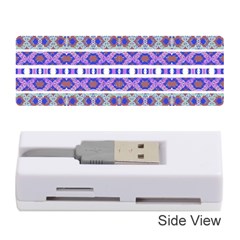 Vintage Striped Ornate Pattern Memory Card Reader (stick)  by dflcprints