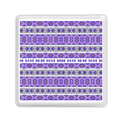 Vintage Striped Ornate Pattern Memory Card Reader (square)  by dflcprints