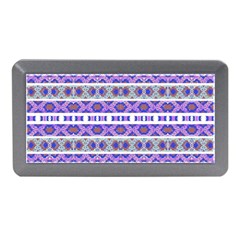 Vintage Striped Ornate Pattern Memory Card Reader (mini) by dflcprints