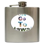 Hawaii Hip Flask (6 oz) Front