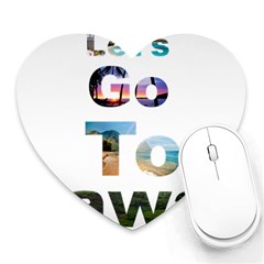 Hawaii Heart Mousepads by Howtobead