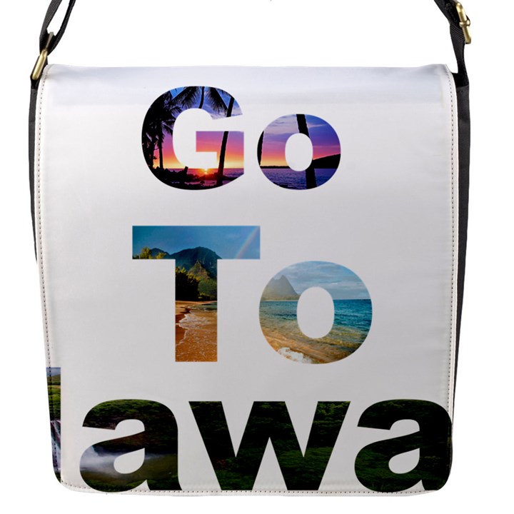 Hawaii Flap Messenger Bag (S)