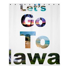 Hawaii Shower Curtain 60  X 72  (medium)  by Howtobead