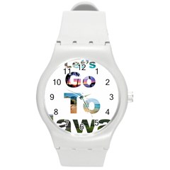 Hawaii Round Plastic Sport Watch (m) by Howtobead