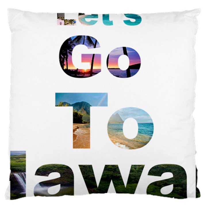 Hawaii Large Cushion Case (One Side)