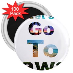 Hawaii 3  Magnets (100 Pack) by Howtobead