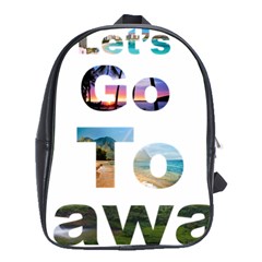 Hawaii School Bag (large) by Howtobead