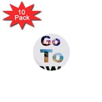 Hawaii 1  Mini Buttons (10 pack)  Front