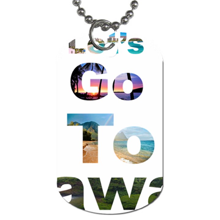 Hawaii Dog Tag (Two Sides)