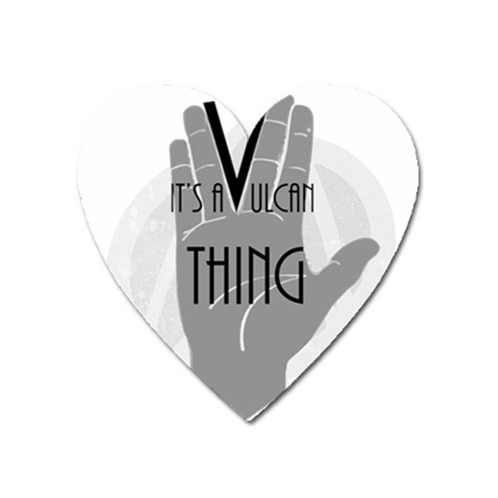 It s A Vulcan Thing Heart Magnet