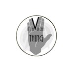 It s A Vulcan Thing Hat Clip Ball Marker (10 pack) Front