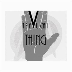 It s A Vulcan Thing Small Glasses Cloth by Howtobead