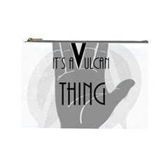 It s A Vulcan Thing Cosmetic Bag (large)  by Howtobead