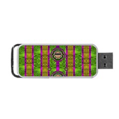 Sunset Love In The Rainbow Decorative Portable Usb Flash (one Side) by pepitasart