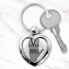 It s A Vulcan Thing Key Chains (heart)  by Howtobead