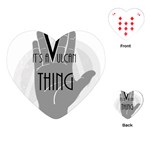 It s A Vulcan Thing Playing Cards (Heart)  Front