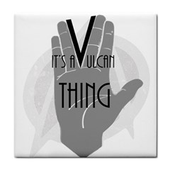 It s A Vulcan Thing Tile Coasters by Howtobead