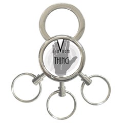 It s A Vulcan Thing 3-ring Key Chains by Howtobead