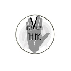 It s A Vulcan Thing Hat Clip Ball Marker by Howtobead