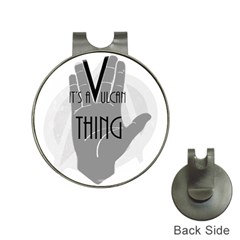 It s A Vulcan Thing Hat Clips With Golf Markers by Howtobead