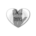 It s A Vulcan Thing Heart Coaster (4 pack)  Front