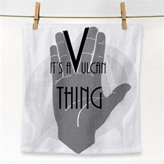 It s A Vulcan Thing Face Towel by Howtobead