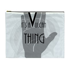 It s A Vulcan Thing Cosmetic Bag (xl) by Howtobead